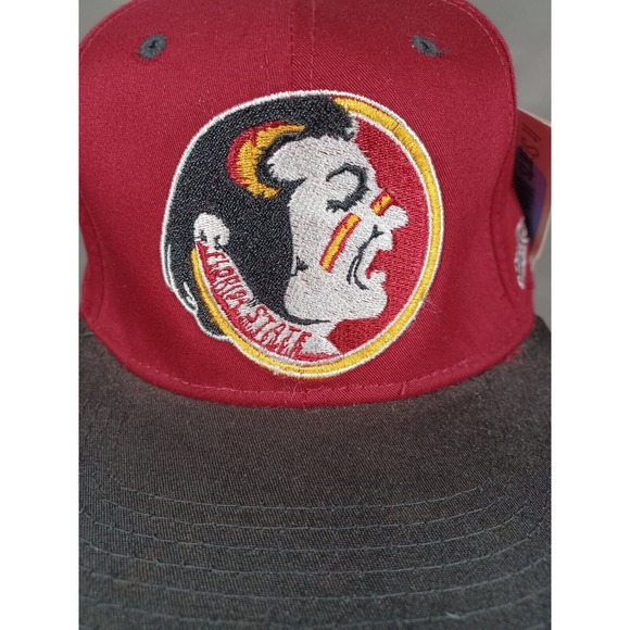 Florida State Seminoles Hat Starter Fitted 7 3/8 Red Black Vintage Y2K‎ New - Picture 2 of 8